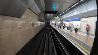 London Underground Hounslow WestT4Arnos Grove Drivers POV Piccadilly Line [upl. by Sitof]