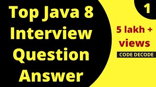 Java 8 new features  Java 8 Interview Questions and Answers  Live Demo with Examples [upl. by Gerson]