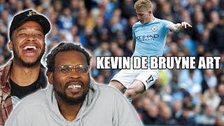 Americans React to Kevin De Bruyne  When Football Becomes Art [upl. by Eppilihp]