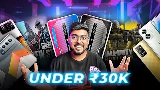 Top 5 Best GAMING Smartphone under ₹30000 in 2023  Best MidRange Flagship Phone Under Rs30000 [upl. by Snave]