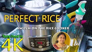 Cooking Perfect Rice in a Rice Cooker  4K [upl. by Laverne]