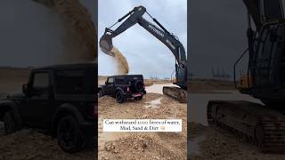 Mahindra Thar vs Mahindra Scorpio water test thar vs scorpio reels viral tending shorts [upl. by Aihtak]