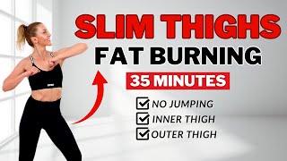 🔥35 Min Slim Thighs amp Legs Workout that WORKS🔥Burn Inner amp Outer Thigh Fat🔥No Jumping🔥No Repeat🔥 [upl. by Evaleen930]