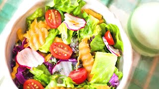 how to make Lettuce salad recipe in just one minute [upl. by Eicrad]