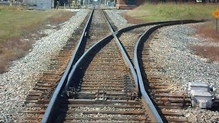 Amtrak Train Passes Track Switches CSX Train Passes [upl. by Tildie]