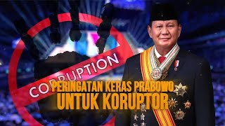 Peringatan Keras Prabowo Untuk Koruptor  Kabar Petang tvOne [upl. by Nylrats]