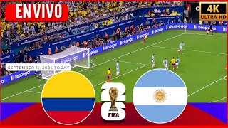 En vivo Colombia vs Argentina  Eliminatorias al Mundial 2026  PARTIDO DE HOY EN VIVO Marcador [upl. by Butterworth]