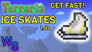 Terraria how to get Ice Skates on 14 SEED [upl. by Inanaup689]