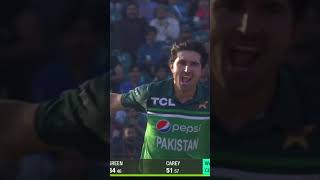 Mohammad Wasim Jr Takes 3 Wickets Against Australia PAKvAUS SportsCentral Shorts PCB MM2K [upl. by Junieta]