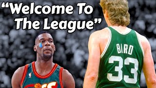 The Best Larry Bird quotWELCOME TO THE LEAGUEquot Story Ever Told [upl. by Jacenta]