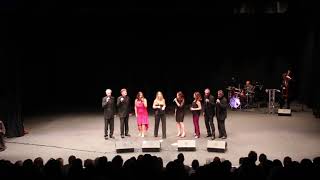 Joanna Forbes LEstrange sings Fascinatin Rhythm with former members of The Swingle Singers [upl. by Kirkpatrick]