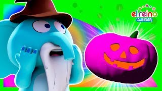 ¡Calabazas de colores de HALLOWEEN 🎃 ¡El Elefante Blas Es Mago 🎃 Canciones del Zoo [upl. by Ollayos]