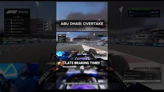 F1  Abu Dhabi overtake F124 f124 simracing f1game f1esports f12024 [upl. by An]