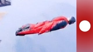 Video Wingsuit diver Victor Kovats dead after tragic leap in China [upl. by Nevin]