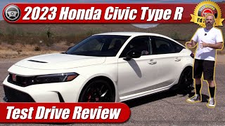 2023 Honda Civic Type R Test Drive Review [upl. by Vachill]