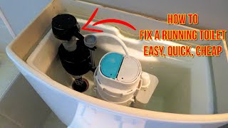 How to Fix a Toilet That Keeps Running GUARANTEED  Cheap and Easy DIY Repair [upl. by Nerwal860]