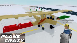 Caproni Ca3 WWI Bomber in Roblox Plane Crazy [upl. by Petrick]