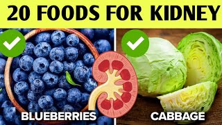 20 Foods To REVERSE Kidney Damage Most Of You Have It But Not Know ericberg drberg DisAiling [upl. by Lathe190]