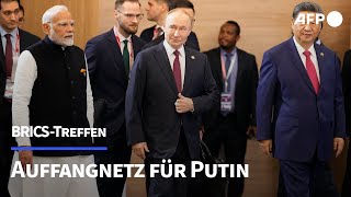 BRICSTreffen Auffangnetz für Putin  AFP [upl. by Refinej]