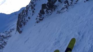 2017 Couloir des Pisteurs Val dIsère [upl. by Birch276]