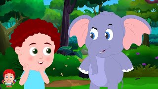 Hathi Mere Sathi Poem हाथी मेरे साथी Elephant Song and Nursery Rhymes for Toddlers [upl. by Haig]