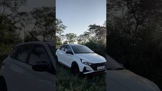 Hyundai I20 nline N8 2024 hyundai cinematic whitestallion😮‍💨🤍 nlinemanual youtubeshorts [upl. by Foscalina]