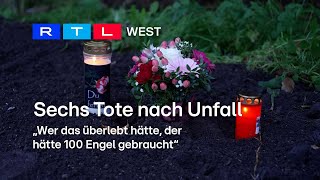 6 Tote nach Unfall „Wer das überlebt hätte der hätte 100 Engel gebraucht“  RTL WEST 19112024 [upl. by Htebazileyram]