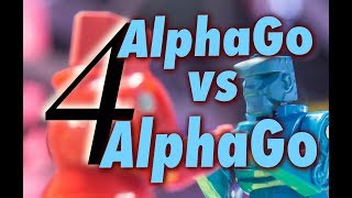 AlphaGo vs AlphaGo with Michael Redmond 9p Game 4 [upl. by Kohcztiy141]