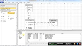 Video 2a Drawing Logical Data Models Using Visio 2010 [upl. by Ynahirb]