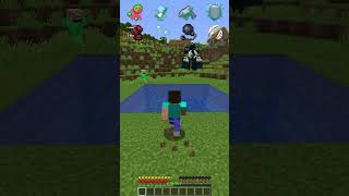 Water Through vs Helping Effects meme shorts minecraft [upl. by Roach]