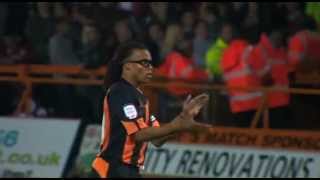 Football Focus  Edgar Davids makes Barnet FC Debut [upl. by Eidur]