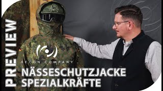 Preview Nässeschutzjacke Spezialkräfte in Flecktarn by Recon [upl. by Garlinda]