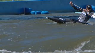 Nele Bayn Germany Canoe Slalom Semi Final  2024 ICF Canoe Slalom World Cup Krakow Poland [upl. by Gene]