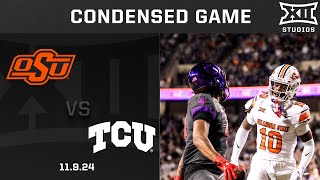 Oklahoma State vs TCU Condensed Game  2024 Big 12 Football [upl. by Enna]