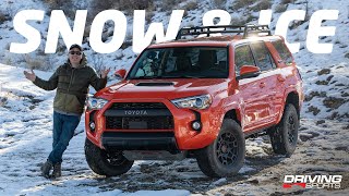 2023 Toyota 4Runner TRD PRO Snow and Ice OffRoad Test [upl. by Htebyram]