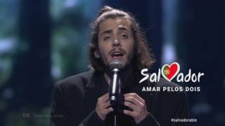 Promo Salvador Sobral na final do Festival Eurovisão da Canção 2017 RTP [upl. by Melleta923]