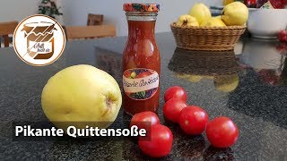 QuittenGrillsoße pikant und herzhaft Tolles einfaches Rezept 😎 [upl. by Dulci]