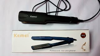 Kemei hair straightener KM329 Kemei straightener Review [upl. by Whelan840]