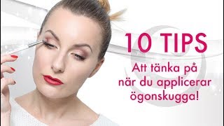 10 tips när du applicerar ögonskugga [upl. by Edrei]