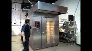 Hobart Double Rack Oven Model HBA2G Running [upl. by Airbmac]