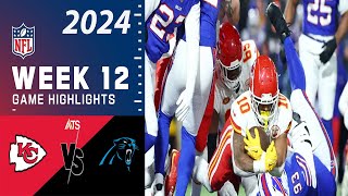 carolina panthers vs kansas city chiefs WEEK 12 FULL GAME 1STQtr FInal Highlights NFL 2024 [upl. by Nelloc900]