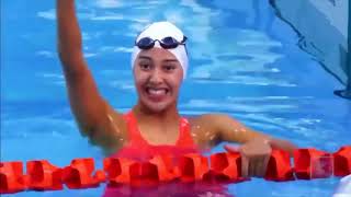 Gaurika Singh win Gold Medal for Nepal Swimming ongoing 13th SAG 2019 Kathmandu Nepal [upl. by Elletse]