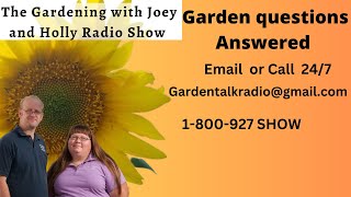 Seg 4 of S8E4 Garden questions 5 gallon buck drainage grow light on off time Gardening Radio Show [upl. by Bronk637]