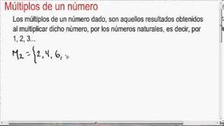 Cómo hallar los múltiplos de un número [upl. by Refenej111]