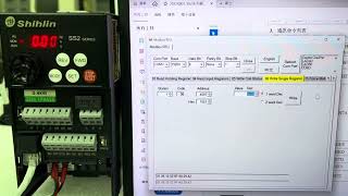 Shihlin SS2 04KW modbus rtu CU control [upl. by Gavrila]