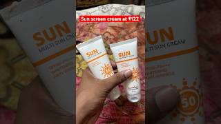 Sunscreen cream at just ₹122 in Flipkart big billion sale 🥰 shopping flipkart flipkartbigbillio [upl. by Brietta]