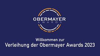 Verleihung der Obermayer Awards 2023 [upl. by Ytsanyd]