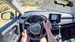 2023 Toyota RAV4 Hybrid Woodland Edition  POV Test Drive [upl. by Gerik]