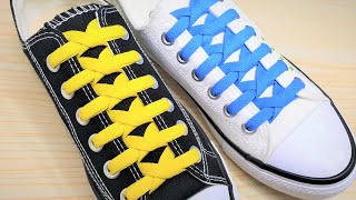 How To Tie Shoelaces shoes lace styles Shoe Lacing Styles shoelace shorts viral diy [upl. by Erida]