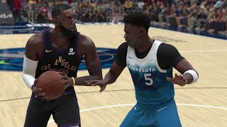 NEW NBA CITY JERSEYS 202324  Lakers vs Timberwolves Full Game  NBA 2K24 [upl. by Atnoed478]